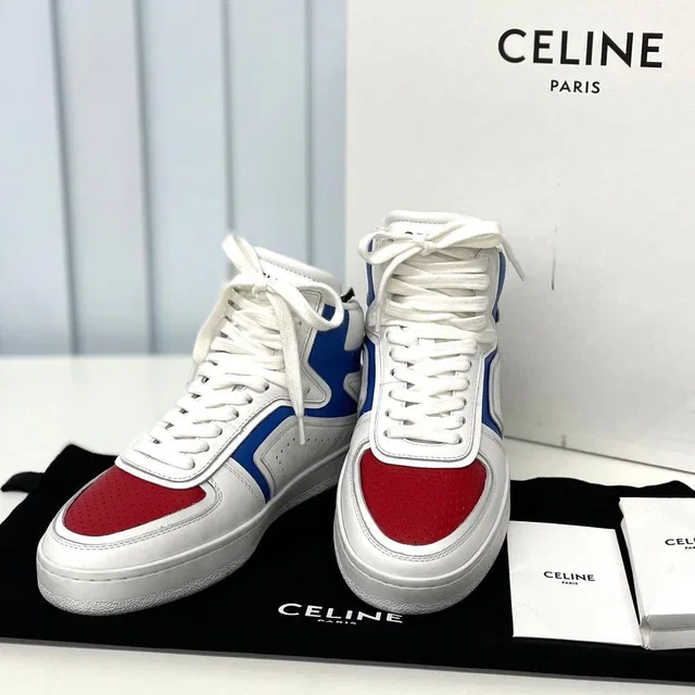 Celine High-Top Sneakers 34 in Leather from The Reluxe
