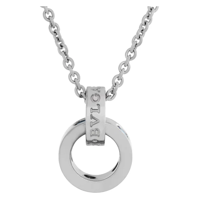 Bvlgari 'Bvlgari' necklace in White White Gold from Gray And Sons