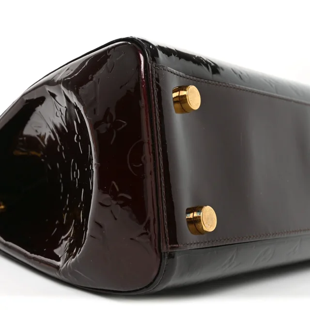 Louis Vuitton Vernis Brea GM Amarante in Patent leather from FASHIONPHILE, photo 8 of 9