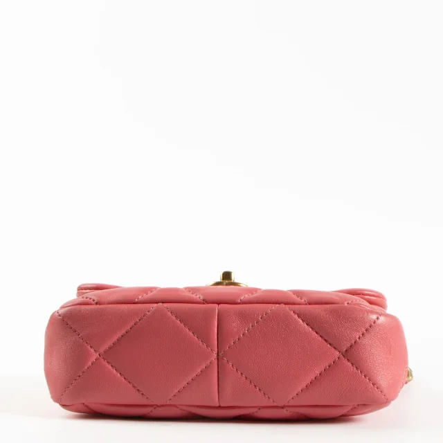 Chanel Pink Lambskin Coco Love Heart Mini Flap Bag in Pink Lambskin from Labellov, photo 5 of 8