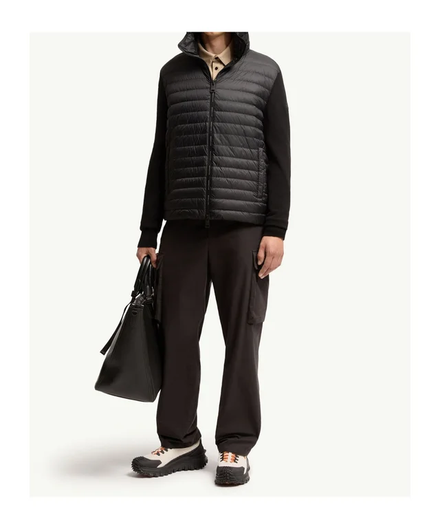 Moncler Padded Cashmere Blend Cardigan, photo 4 of 6 from SENSER
