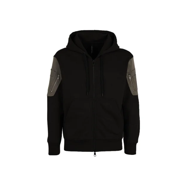 Neil Barrett Neil Barret Cotton Logo Hooded Sweatshirt, photo 2 of 6 from Balardi