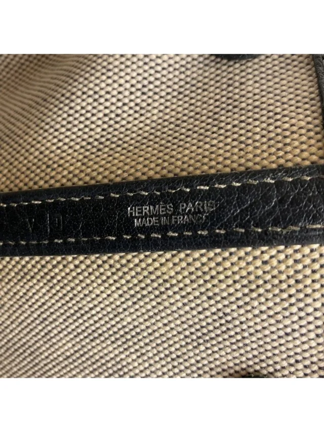 Hermès Garden Party Pm Silver Tote Toile in silver|gray Canvas from Poshmark, photo 6 of 15