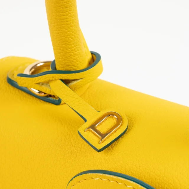 Delvaux Safran Rodeo Calf Brillant Mini Bag in Calfskin from Labellov, photo 9 of 9
