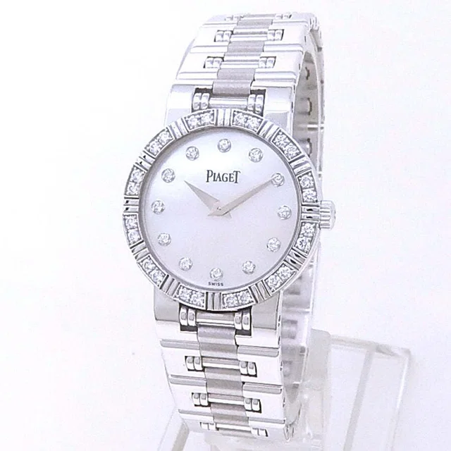 Piaget Mini Dancer Quartz Diamond Ladies Watch P10215 in gold|white from Jomashop.com