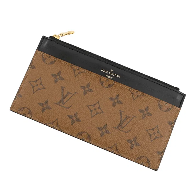 Louis Vuitton Slim purse NoirM80390 Monogram Reverse Canvas in Canvas from GALLERY RARE