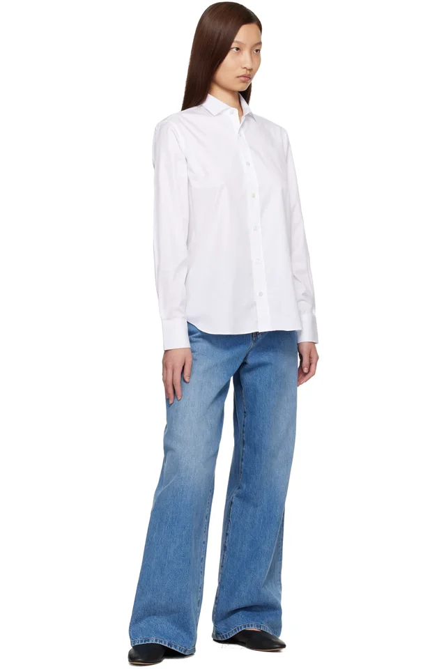 HommeGirls White Classic Shirt, photo 4 of 4 from SSENSE