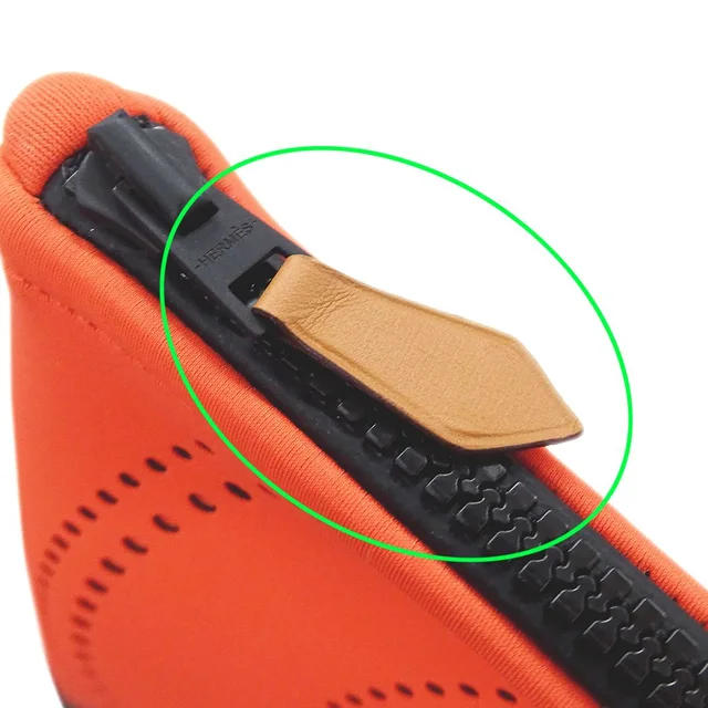Hermès Pouch Neobain Kanoe PM Polyamide Orange Case Multi Logo in Orange from The Reluxe, photo 2 of 2
