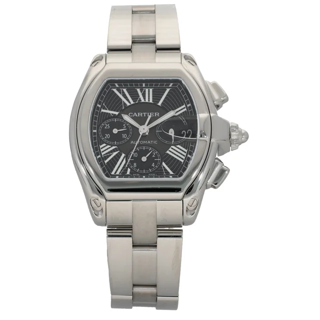 Cartier Roadster W62020X6 42mm Stainless Steel Watch from H&T