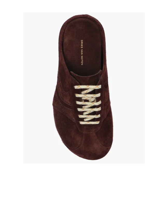 Dries Van Noten Color-block flat mules, photo 3 of 3 from SENSER