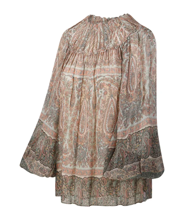 Zimmermann Momentum Paisley Billow Top, photo 2 of 3 from SENSER