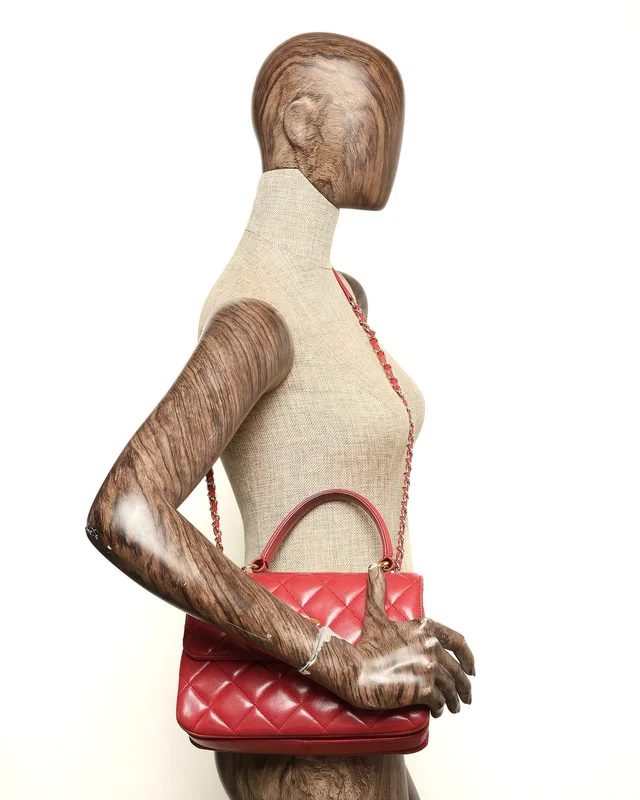 Chanel CC Trendy Medium Top Handle Bag in Leather from A Retro Tale, photo 13 of 13