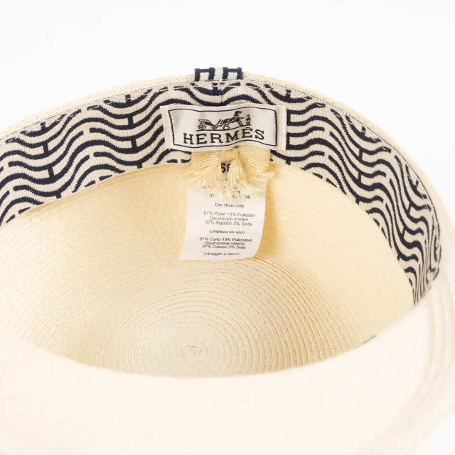 Hermès Paper Emma Hat in Beige from Labellov, photo 4 of 4