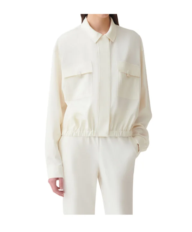 Fabiana Filippi Long-sleeve casual jacket with patch pockets from SENSER, photo 1 of 1