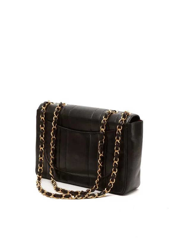 Chanel Jumbo Vertical Single Flap Bag in Lambskin from A Retro Tale, photo 3 of 8
