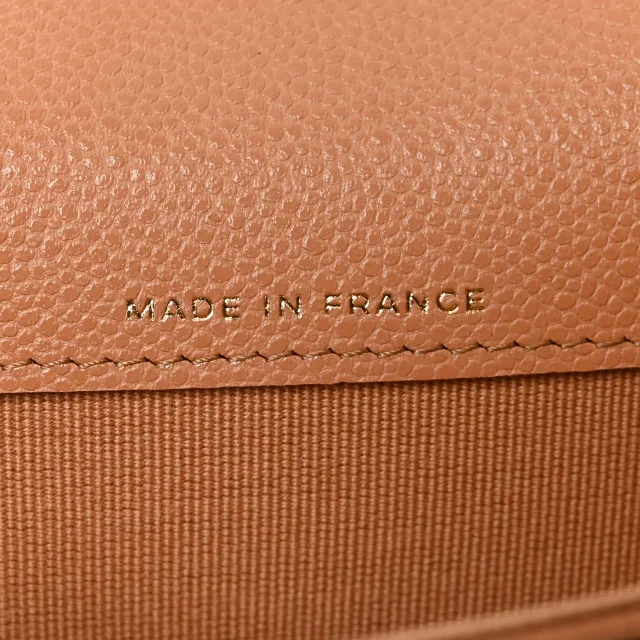 Chanel Caviar Quilted Flap Card Holder Wallet Brown in Brown Caviar leather from FASHIONPHILE, photo 7 of 9