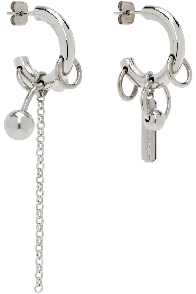 Justine Clenquet Evie Earrings, photo 2 of 3 from SSENSE
