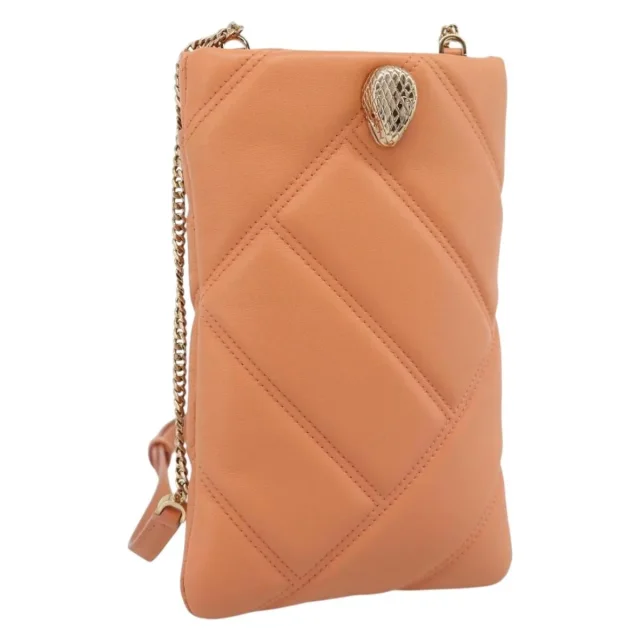 Bvlgari Serpenti Cabochon Phone Holder on Chain Diagonal Quilted Leather in Leather from Her-Age, photo 35 of 42