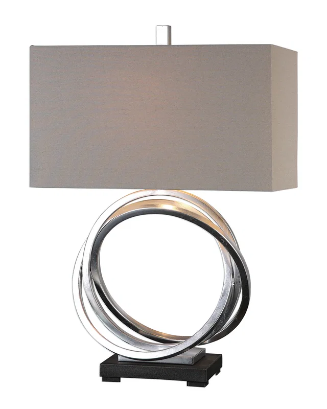 Uttermost Soroca Silver Rings Lamp, image 1 of 1 from Rue La La