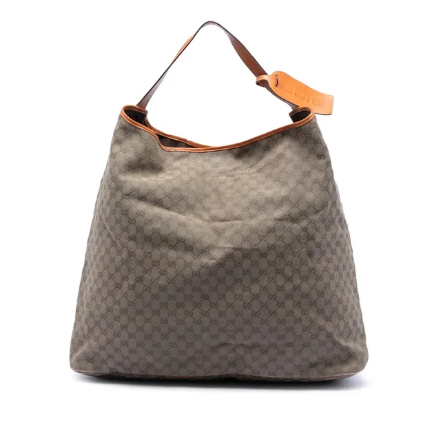 Beige Gucci GG Canvas Tote in Beige Canvas from Designer Revival