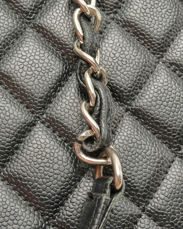 Chanel Caviar GST Grand Shopping Tote Bag in Caviar leather from A Retro Tale, photo 8 of 14