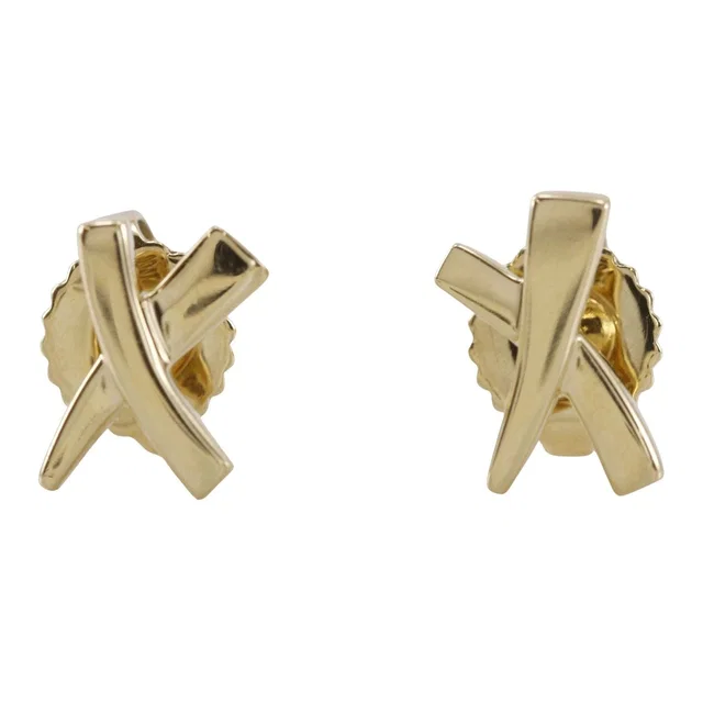 Tiffany & Co. Kiss Paloma Picasso Gold Earrings in Gold from The Reluxe