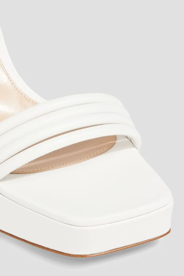Gianvito Rossi Lena Leather Platform Sandals, photo 4 of 4 from THE OUTNET
