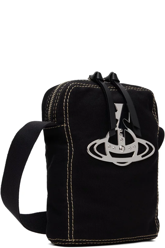 Vivienne Westwood Black Luke Crossbody Bag, photo 2 of 4 from SSENSE