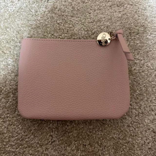 Chloé Women's Makeup and toiletry bags - Pink in pink from Depop, photo 2 of 4