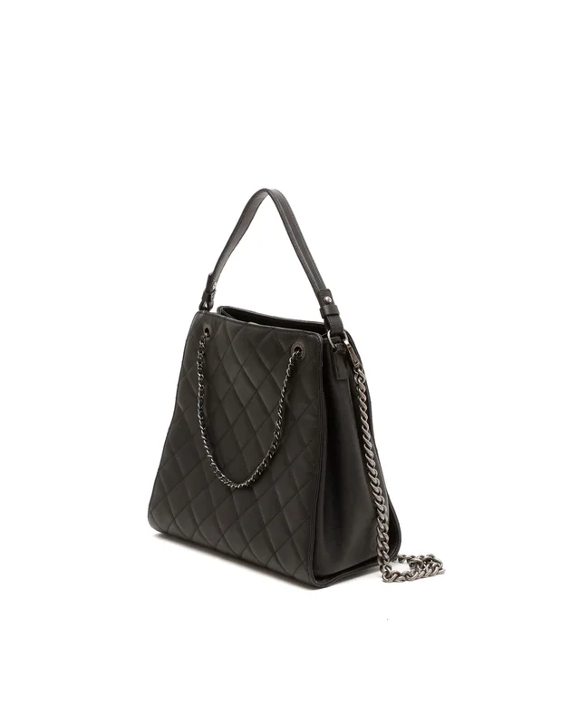 Chanel CC Caviar Accordion Bucket Bag in Caviar leather from A Retro Tale, photo 3 of 9