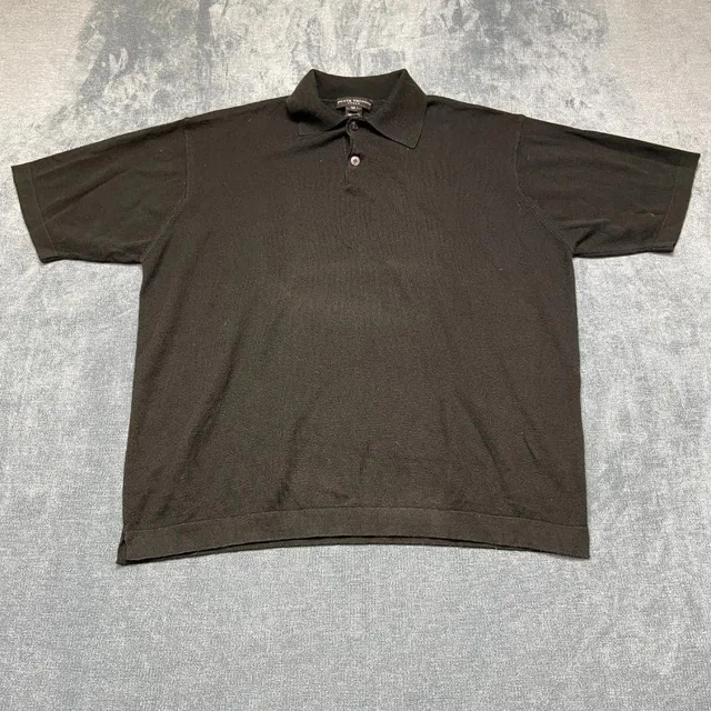 Ponte Vecchio Polo Shirt Mens Medium Black Cotton Sports Performance Golf Tennis in black from Poshmark