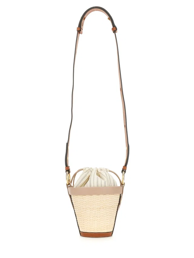 Maison Margiela Raphia Palm Shoulder Bag — Beige in Beige Woven leather from HEWI