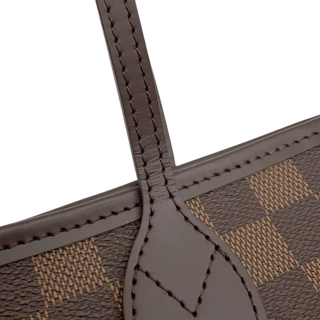Louis Vuitton Neverfull RedN41359 Damier Ebene Canvas Size PM in Brown Canvas from GALLERY RARE, photo 7 of 14