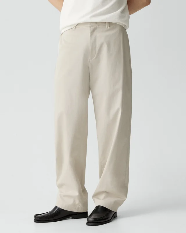 Theory Straight Chino Pant in Moonsoft Cotton, photo 5 of 6 from Theory