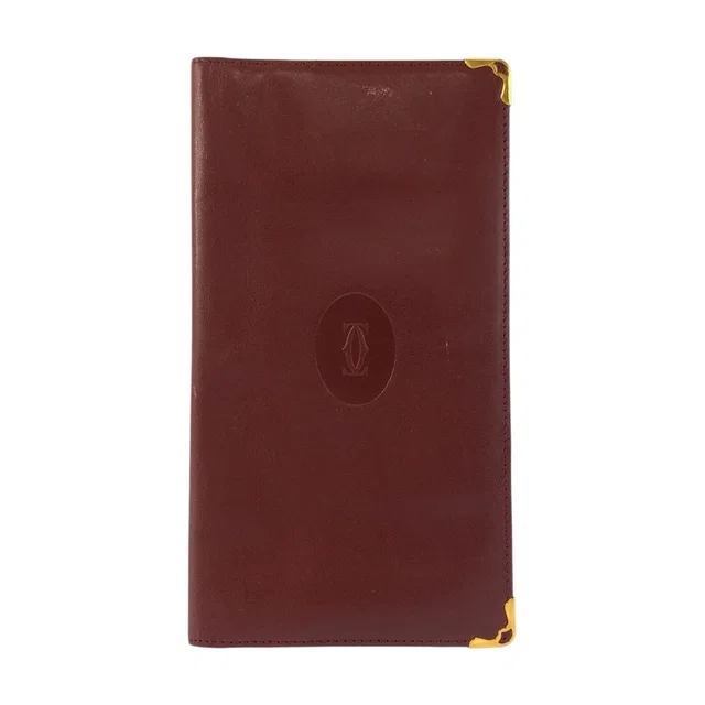Cartier Must Line Leather Long Wallet in Leather from LuxUness