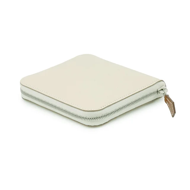 Hermès Azap compact silk in Craie Epsom in White Epsom leather from GALLERY RARE, photo 2 of 2