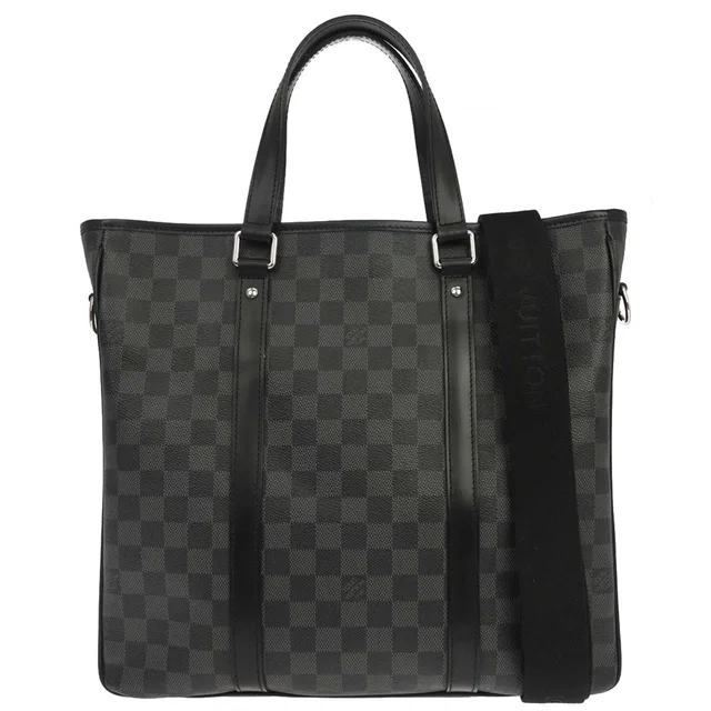 Louis Vuitton Damier Graphite Tadao PM 2way Shoulder Tote Handbag N41259 in Grey Canvas from AMORE Vintage Tokyo