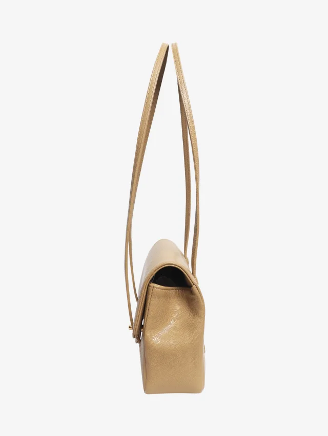 Chanel Beige 2026 Preppy Coco Flap bag in Beige Caviar leather from Sign of the Times, photo 2 of 9