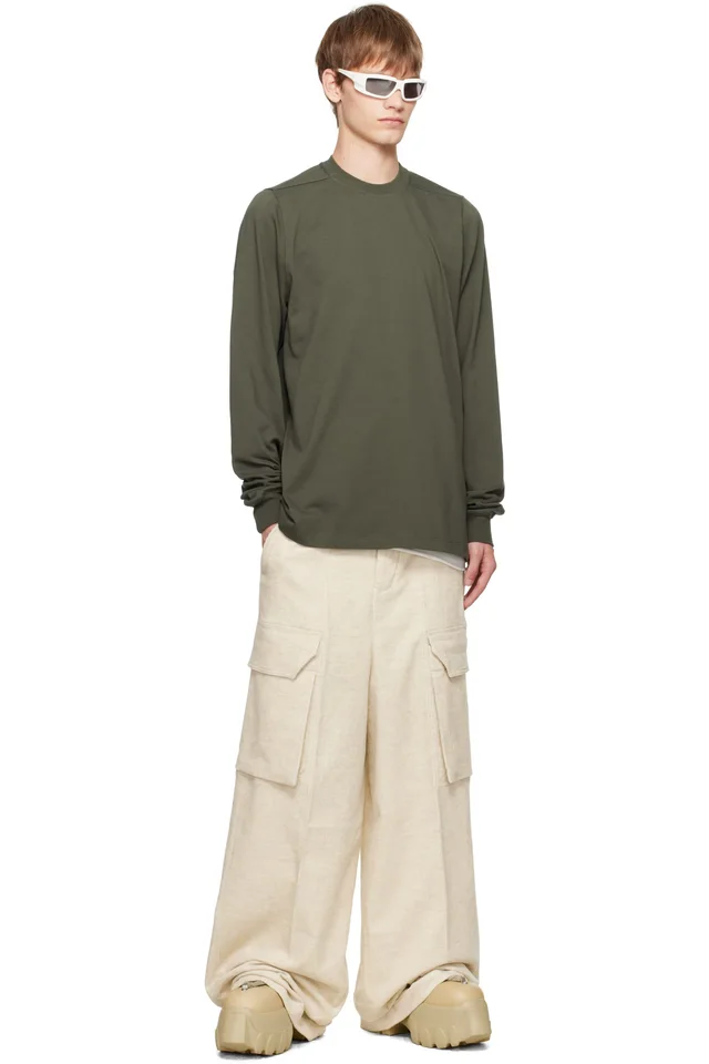 Rick Owens Off-White Concordians Firbanks Cargo Pants, photo 4 of 4 from SSENSE