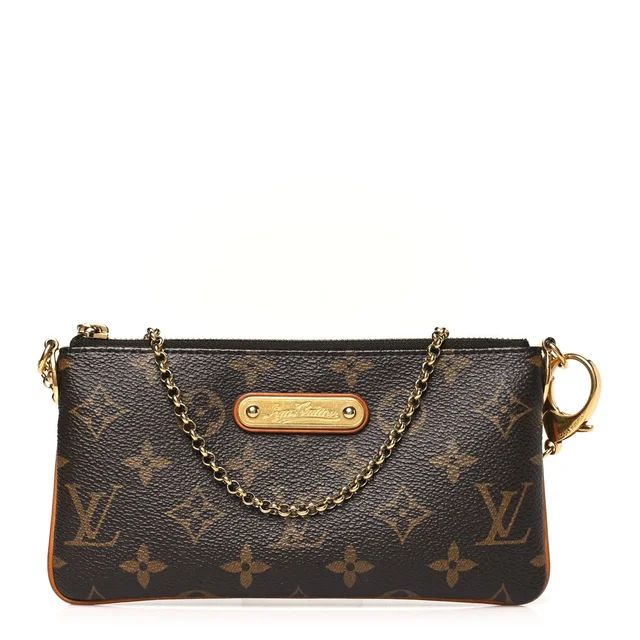 Louis Vuitton Monogram Pochette Milla PM Coated Canvas - Brown in Brown Coated canvas from H&T