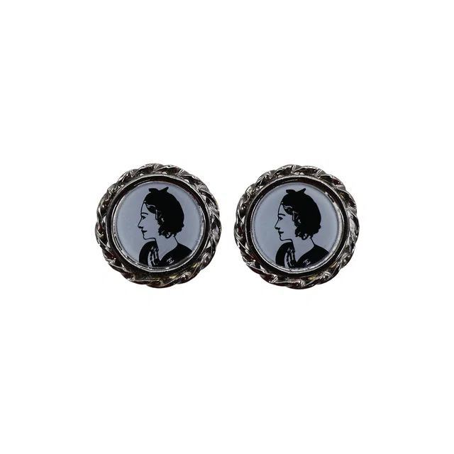 Chanel Earrings Mademoiselle Silver Accessory 03P in Silver from Luxury Promise
