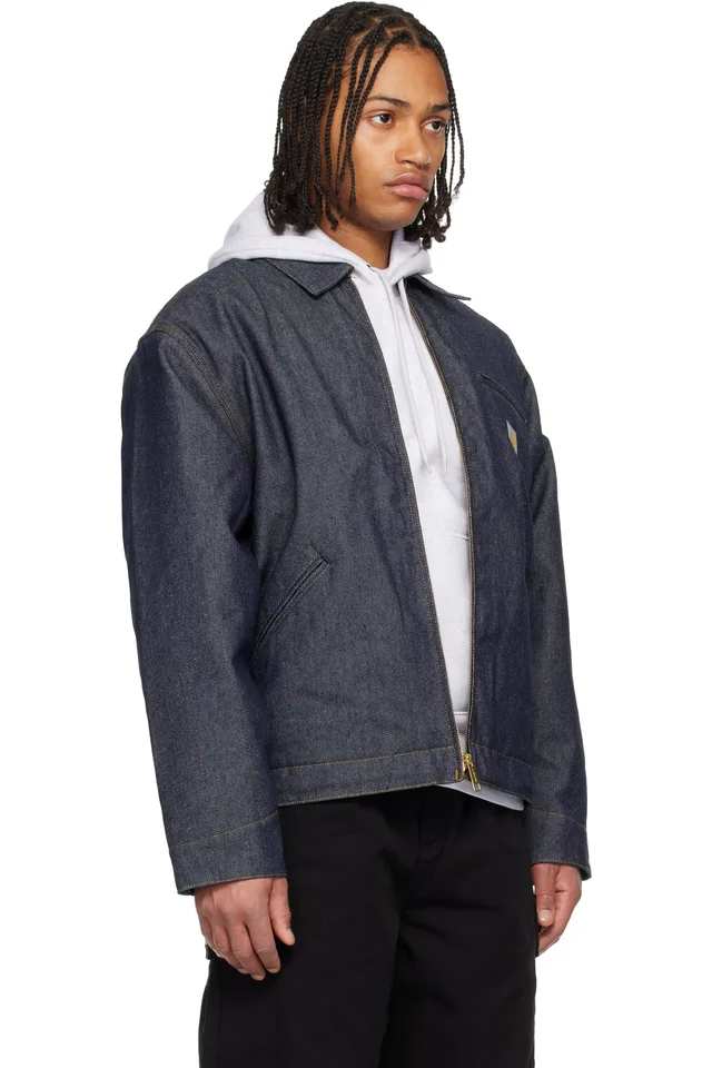 Carhartt Work In Progress Blue OG Detroit Denim Jacket, photo 2 of 4 from SSENSE