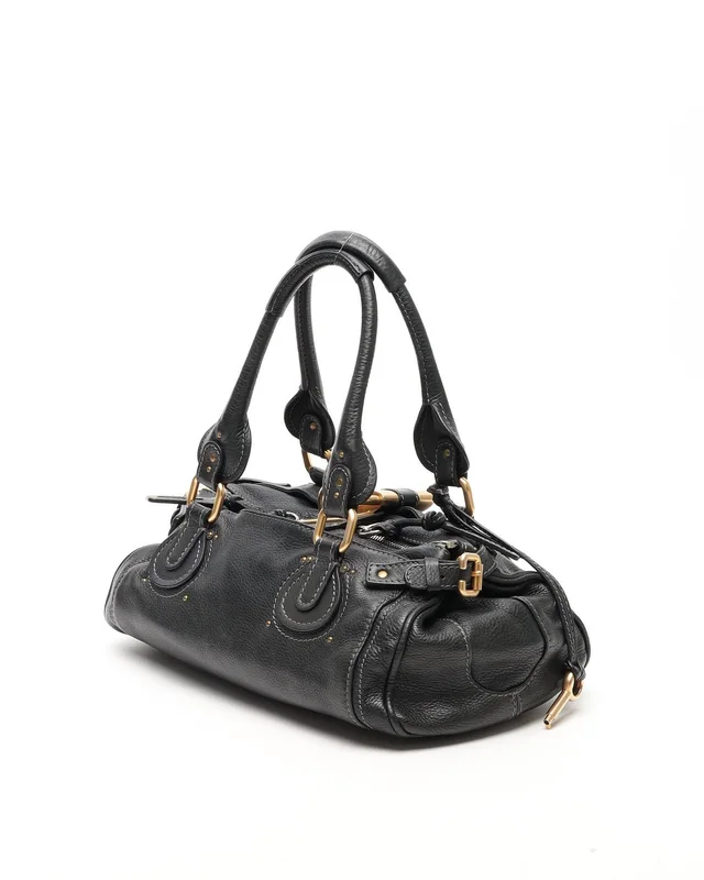 Chloé Medium Paddington Handbag in Caviar leather from A Retro Tale, photo 3 of 13
