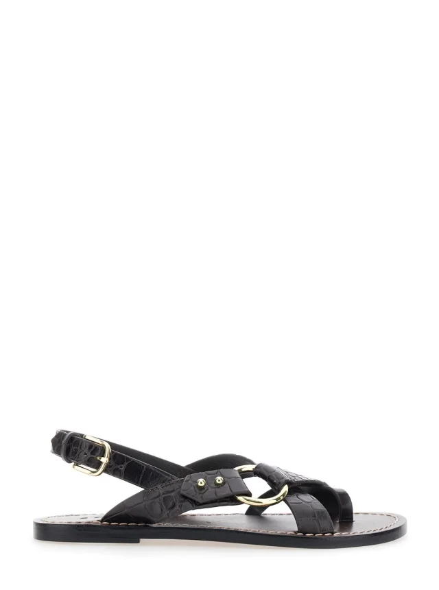 Soeur FLORENCE Brown Leather Sandals for Women in Brown 100% Cow, image 1 of 1 from Gaudenzi Boutique