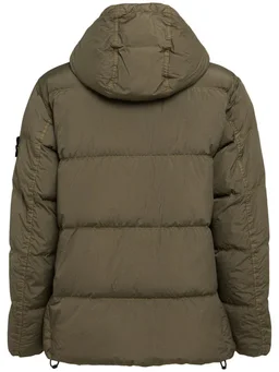 Stone Island Long down jacket with hood in 0% Polyamide, photo 4 of 6 from LUISAVIAROMA