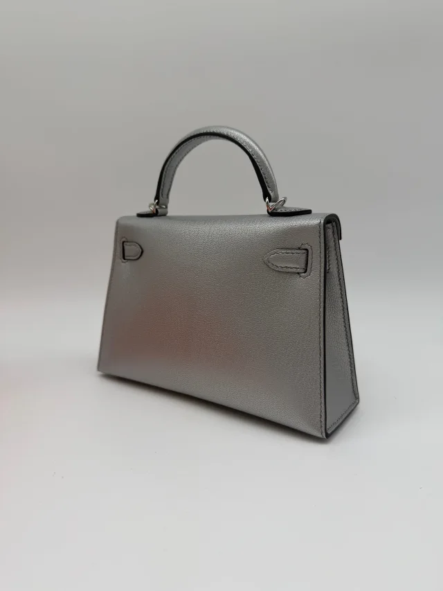 Hermès Mini Kelly Argentee Palladium Hardware from Luxury Promise, photo 9 of 11