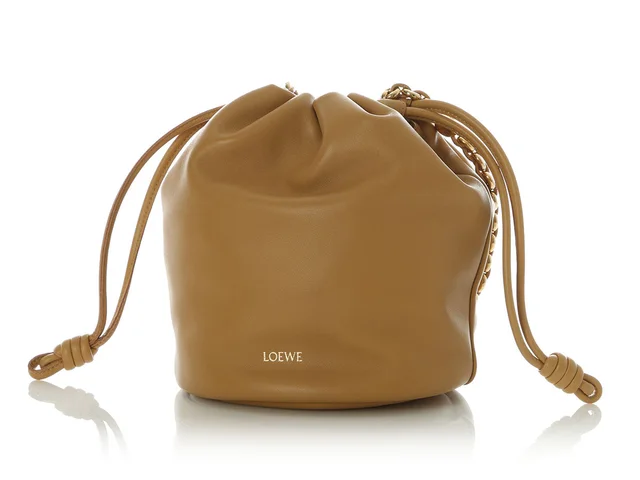 Loewe Medium Sahara Flamenco Bucket Bag in Leather from Ann's Fabulous Finds, photo 2 of 2