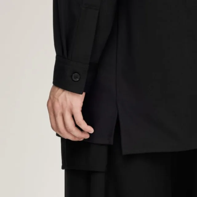 Y-3 twill utility shirt, photo 2 of 2 from SENSER