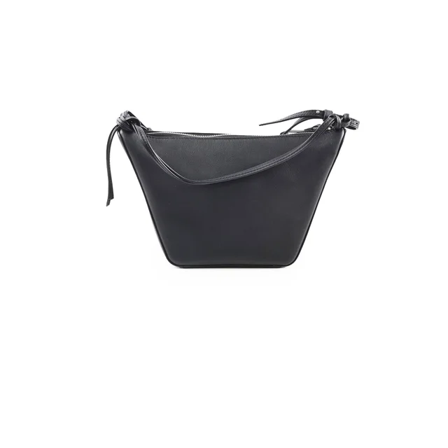 Loewe Mini Hammock Hobo Black in Black Leather from The Purse Affair