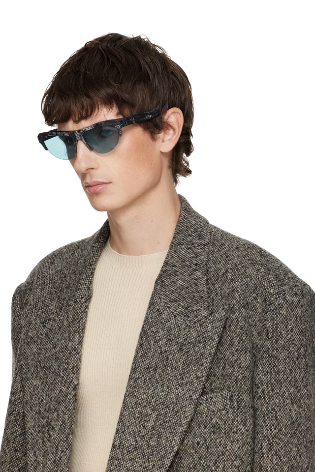 RETROSUPERFUTURE Gray Ora Sunglasses, photo 4 of 4 from SSENSE